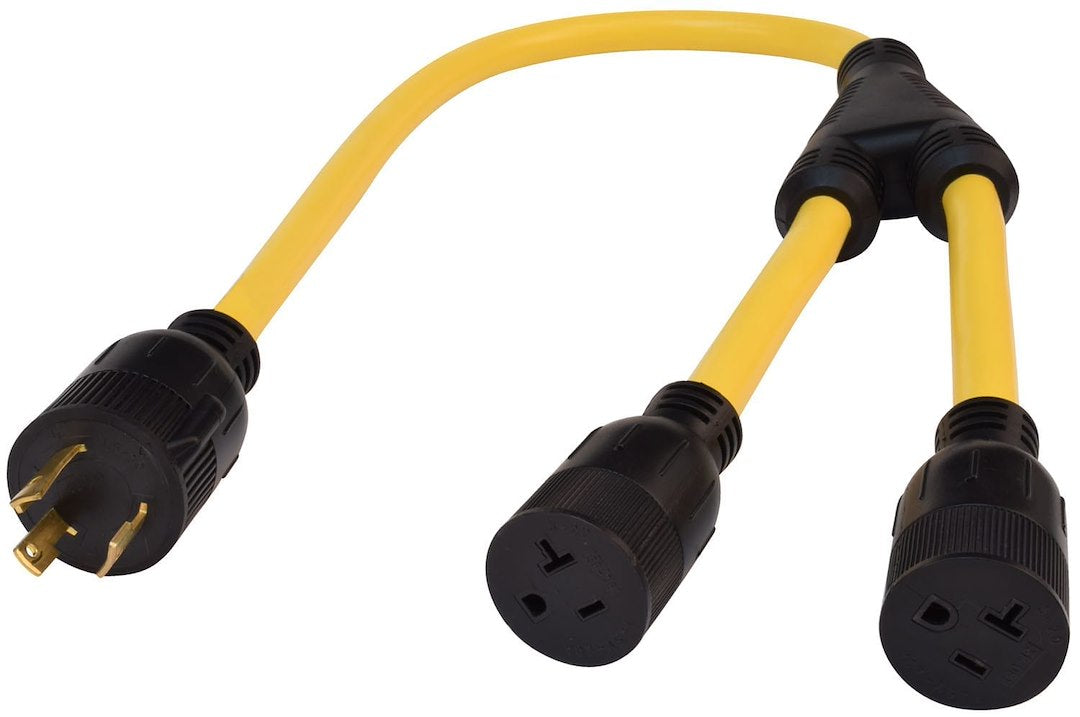 Valterra LLC GEN30AM 3-Pole 20A Y-Adapter (Part Number: A10G3020Y)