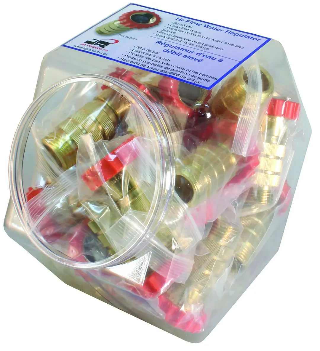 JR Products Hi-Flow Water Regulator Display Pack of 25 - Reliable Water Pressure Control