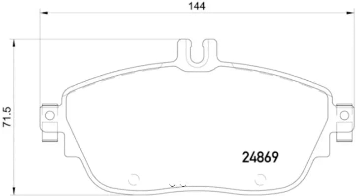 HELLA Disc Brake Pad Part Number 355019721 for Reliable Braking Performance