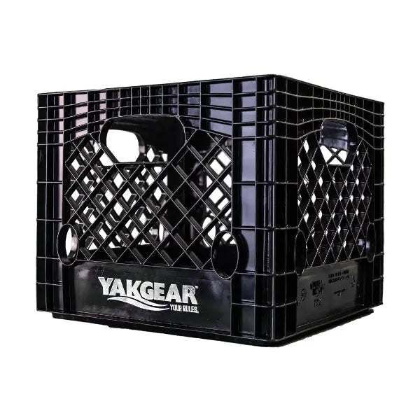 YAKGEAR Black 13' x 13' Milk Crate (Square) – Durable Storage Solution