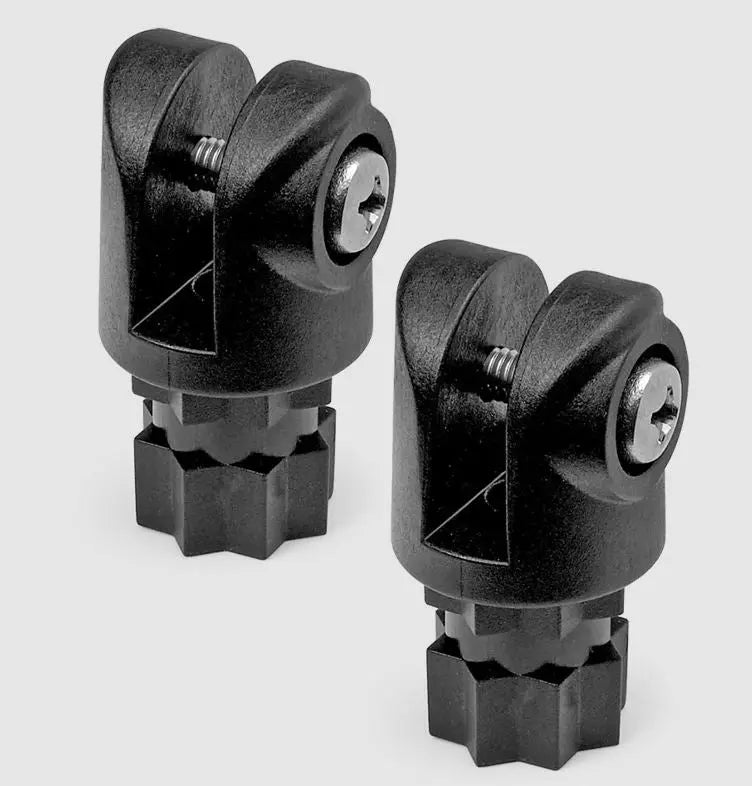 Railblaza Clevis/Bimini Support Pair (Black) - Reliable Mounting Solution