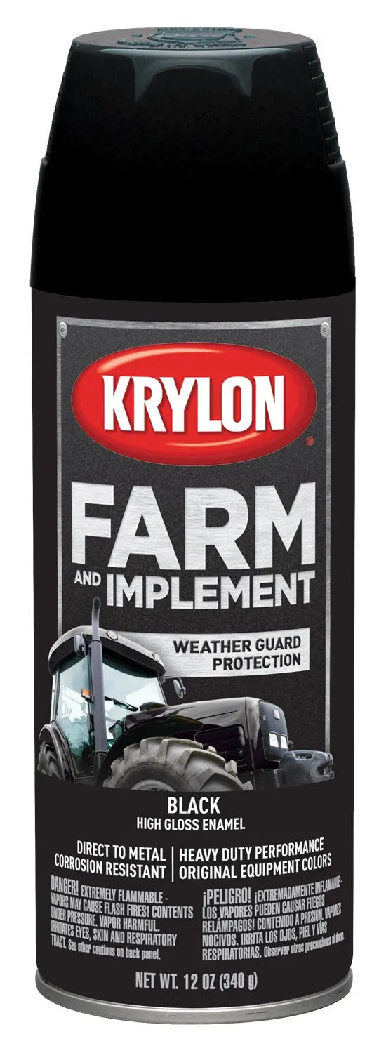 VHT Farm Gloss Black Spray Paint - 12 oz Aerosol Can