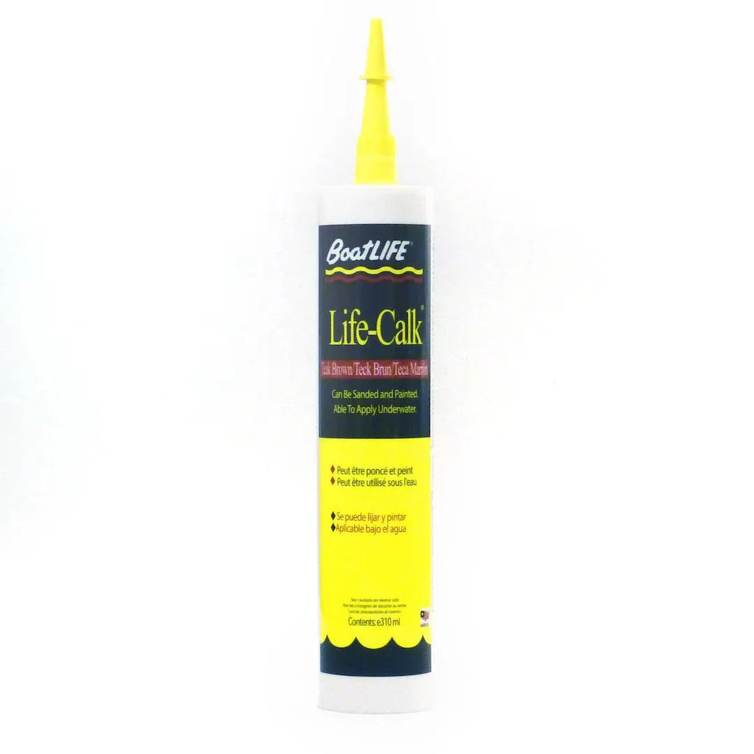 LIFE INDUST. LIFE Calk 10.6 Fl. Oz. Cart. Teak B – Durable Sealant for Marine and Outdoor Applications