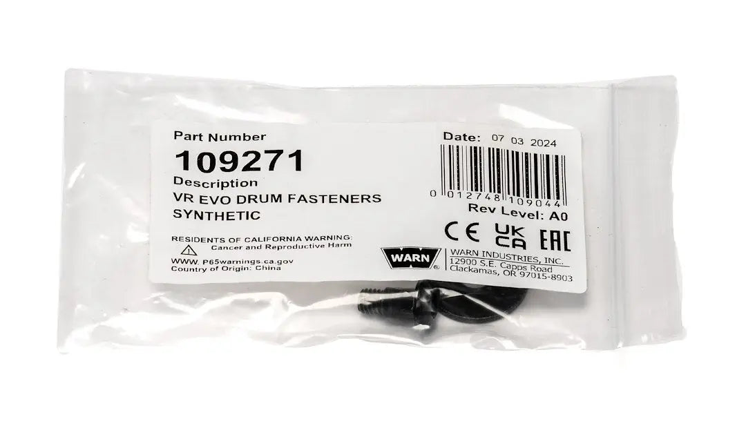 WARN Industries VR EVO Drum Fasteners (Part Number 109271)