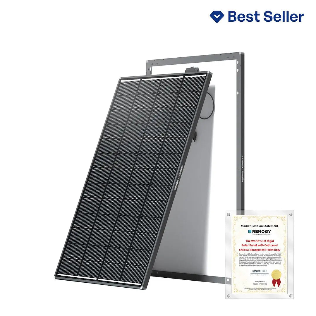 Renogy ShadowFlux 200W N-Type Solar Panel - High Efficiency Monocrystalline Power Solution