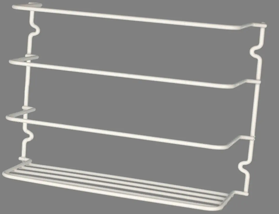AP Products Wrap Rack White - Durable Storage Solution for Your Workspace