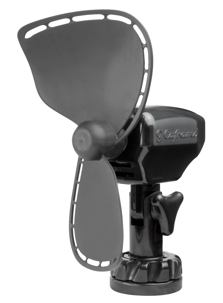 CAFRAMO Ultimate 12V Cabin Fan 7 Inches with Light, Model 747DCBCS