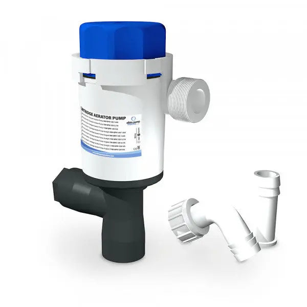 Albin Cartridge TwinPort Aerator 500 GPH 12V - Reliable Marine Water Pump