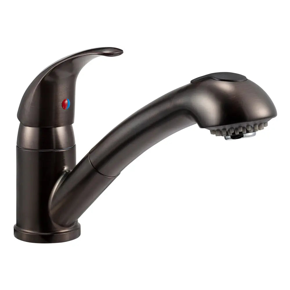 DURA FAUCET RV Kitchen Faucet in Bronze, Part Number DFNMK852VB