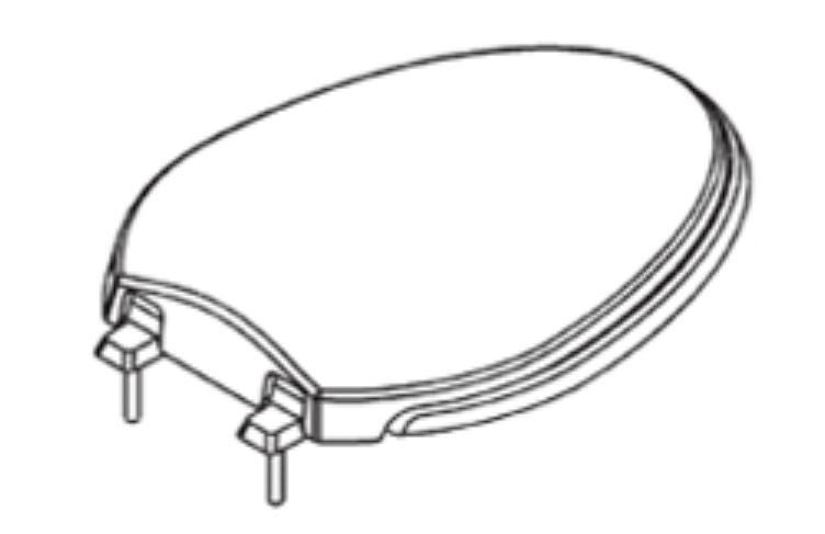 DAVE CARTER White Aria Classic Seat and Cover - Part 50219