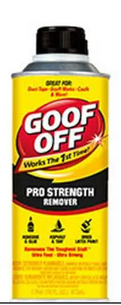 WM BARR & CO GOOF OFF 16 oz Pourable Cleaner - Heavy Duty Surface Degreaser