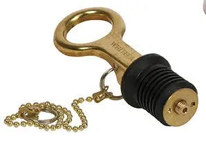 Whitecap Industries 1' Aluminum Bailer Plug - Screw (Part S0206C)
