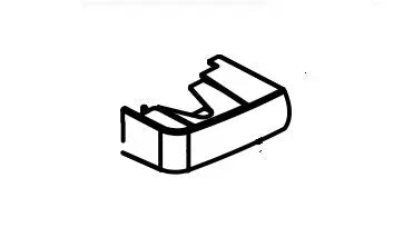 DAVE CARTER NR628579 Cover, Hinge Snap-On – Durable Replacement Part