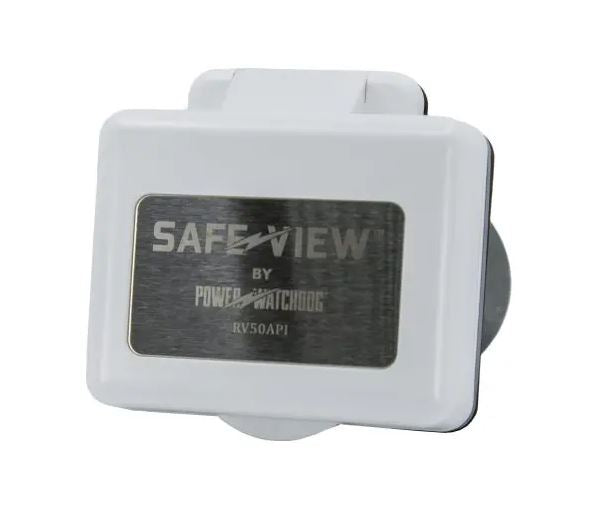 HUGHES AUTO 50A Smart RV Power Inlet - White (Part Number: SV50APIW)