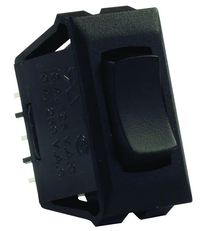 JR Products 12V On/Off/On Switch, Black - Part Number 12675