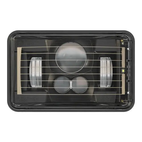 JW Speaker 8800H EV2 12/24V LED Headlight - SAE and ECE Approved, Black Housing