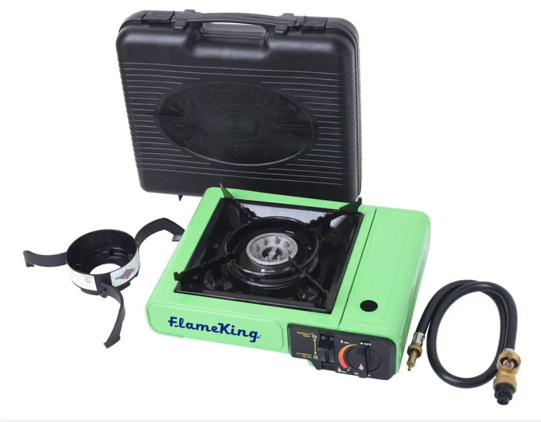 Flame King YSNVT505 Multi-Fuel Camping Stove for Versatile Outdoor Cooking