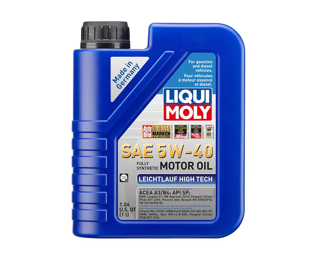 LIQUI MOLY Leichtlauf High Tech 5W-40 Motor Oil – Premium Synthetic Lubricant