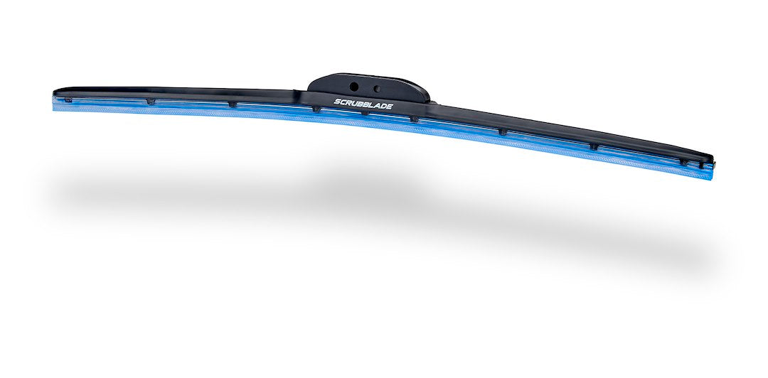 SCRUBBLADE 22-Inch Blue Silicone ShadeBlade WPR BLD – High-Performance Cleaning Tool