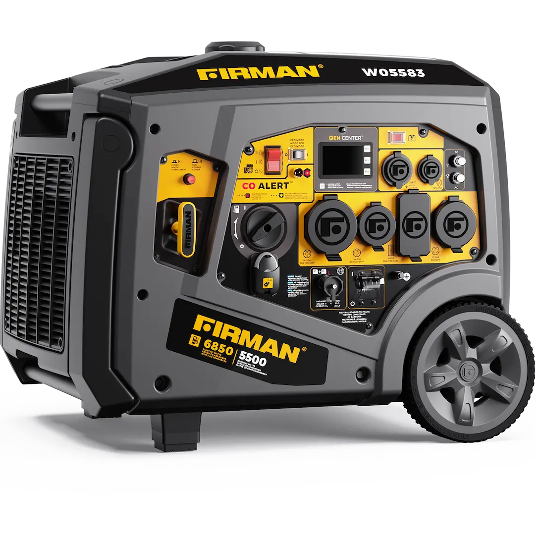 FIRMAN Power W05583 Gas Inverter Portable Generator for Reliable Power Backup