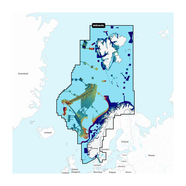 Garmin Carto Navionics Vision+ for Norway (Part Number 010C127600)