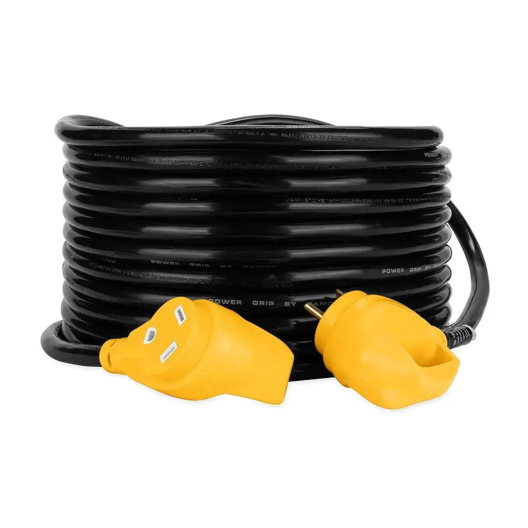 Camco Power Grip Cord 50 Feet 30 Amp – Heavy-Duty RV Electrical Extension Cord by CAMCO