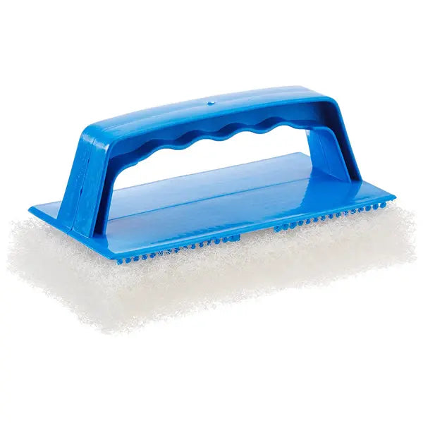 Star Brite Fine White Scrub Pad with Handle - Part Number 040129