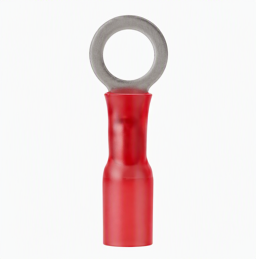 Ancor 321425 Heat Shrink Ring Terminal, #8 Wire, 1/4-Inch Stud
