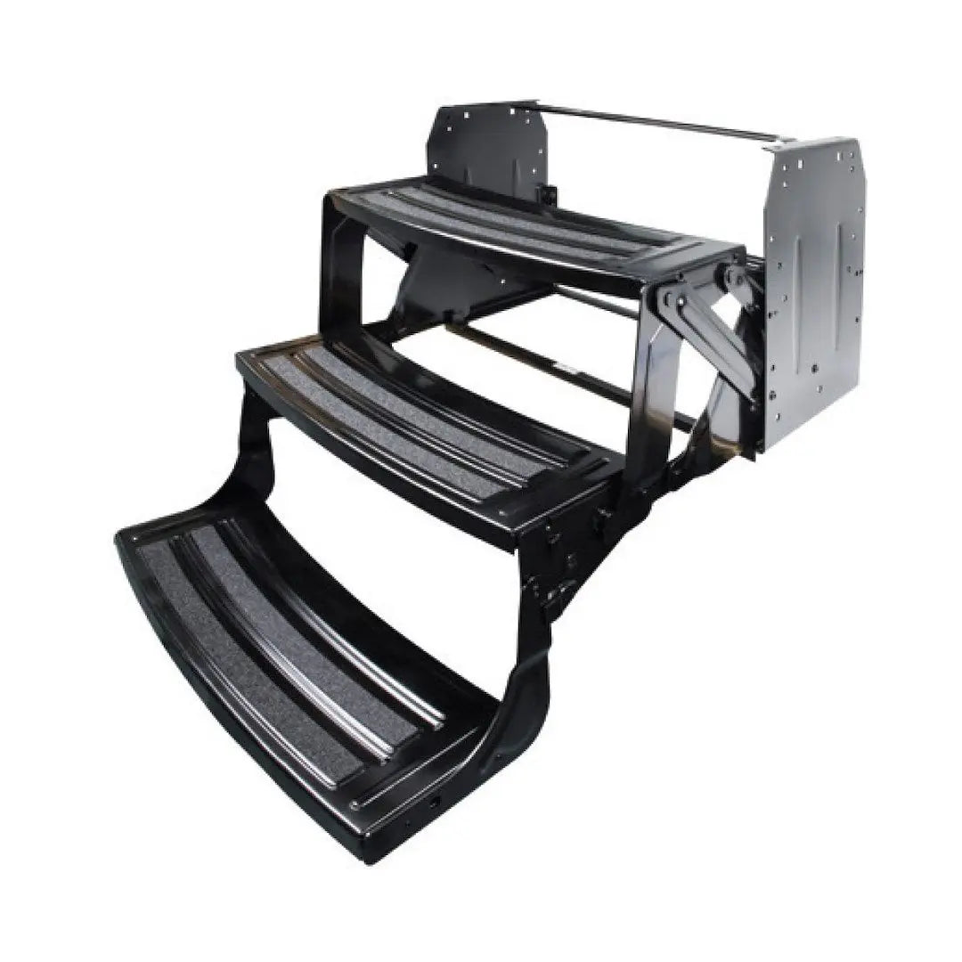 Lippert Components 432690 24' Radius Triple 9' Manual Step for RVs and Trailers