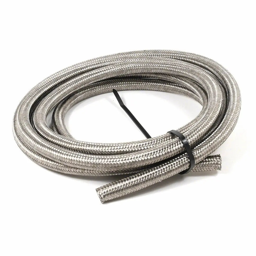 SpeedFX Double Braided Stainless Steel Racing Hose -8AN x 20 feet