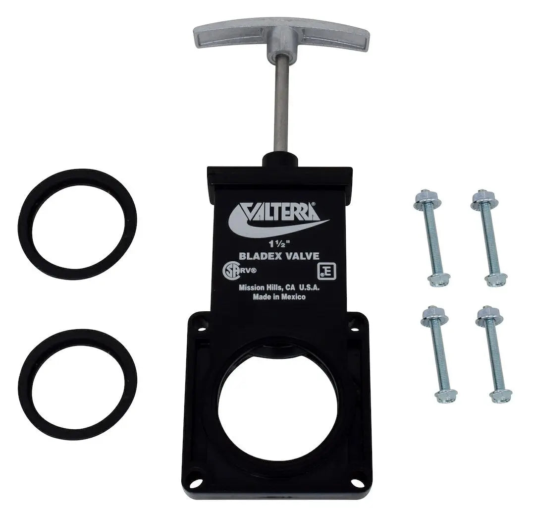 Valtierra LLC T1001VPM 1.5-Inch Waste Valve Body for RV and Marine Applications