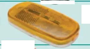 Valterra LLC 4x2 Amber Marker Light 9 Di - Clear LED Trailer Lighting