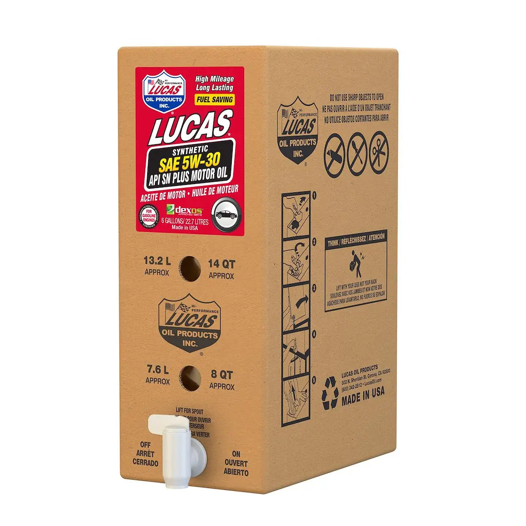 LUCAS OIL Synthetic SAE 5W-30 API SN Plus/Dexos Motor Oil - Part #18005