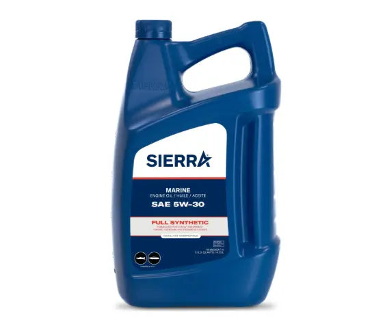 Sierra Marine 189558CAT4 5W-30 Full Synthetic FC-WCAT Marine Oil, 5 Quarts
