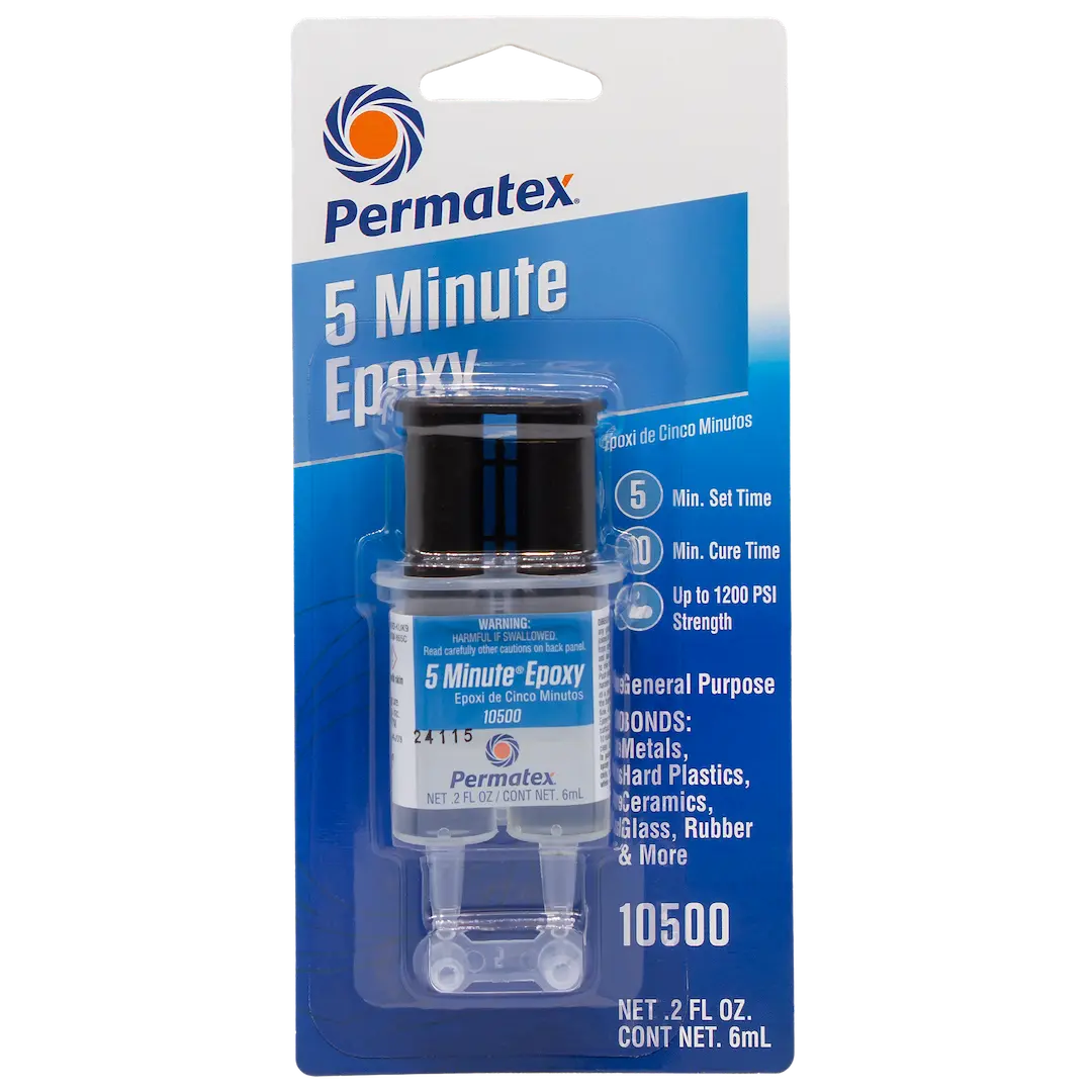 PERMTX-LOCKT PX 5 Minute Epoxy Syringe - 6ml | Fast Curing Adhesive for Industrial Repairs