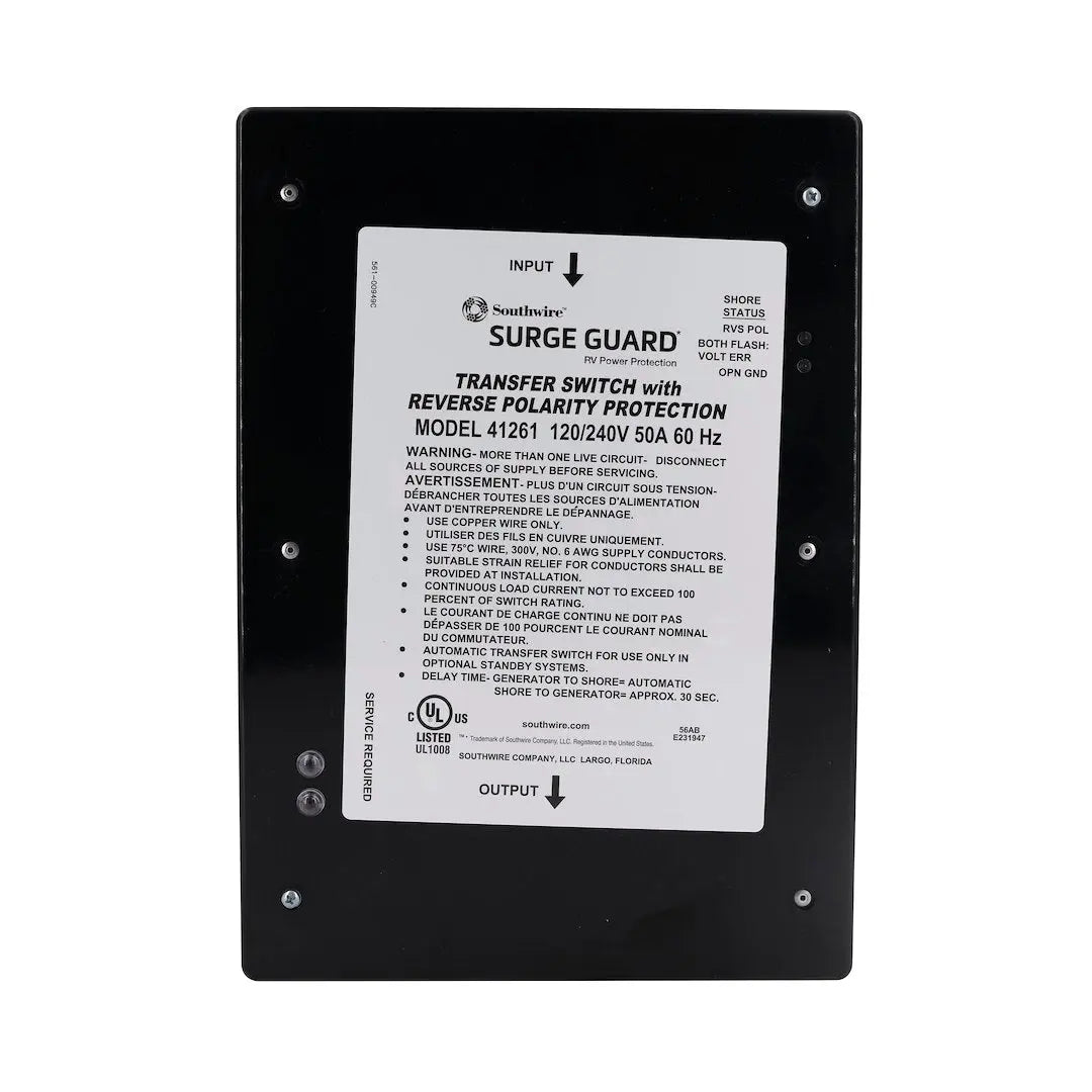 Southwire Entry Level 50A Surge Guard Reverse - Model 41261011