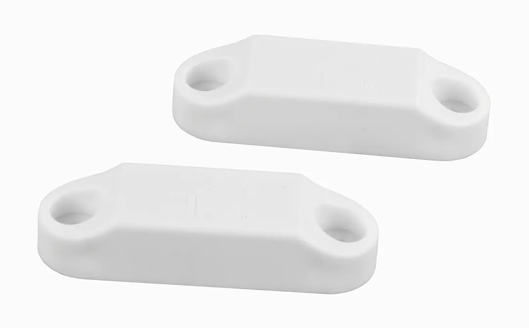 JR Products Magnetic Door Catch in White, Part Number 0630095