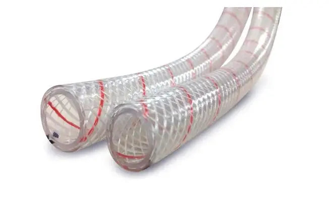 SierraMarine 3/4-Inch Clear PVC Hose with Red Tracer, 250 Feet