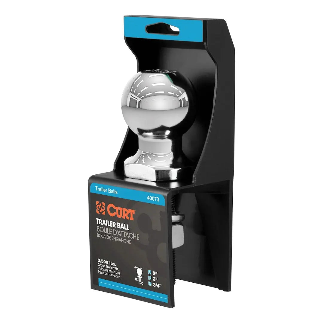 CURT Manufacturing Trailer Ball Part 40073 – Heavy-Duty Towing Hitch Ball