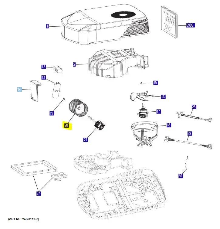 GE Appliance WP73X32275 Indoor Fan Replacement Part by GE APPLIANCE