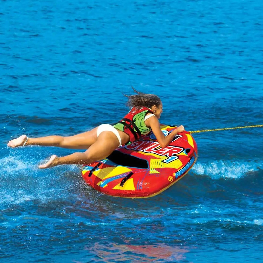 WOW Sports Prowler 1-Person Towable Starter Kit - Durable Inflatable Water Toy for Adventure
