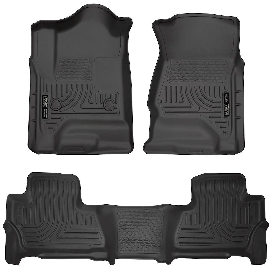 HUSKYLINER WeatherBeaters Yukon 2015 Floor Mats - Custom Fit for Chevrolet Tahoe & GMC Yukon