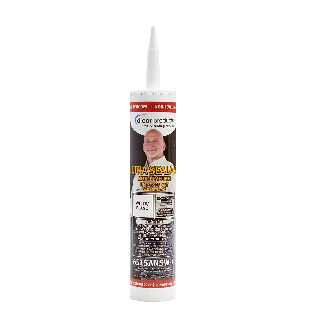 DICOR Corp 651SANSW1 Ultra Sealant Non-Leveling White for Industrial Applications