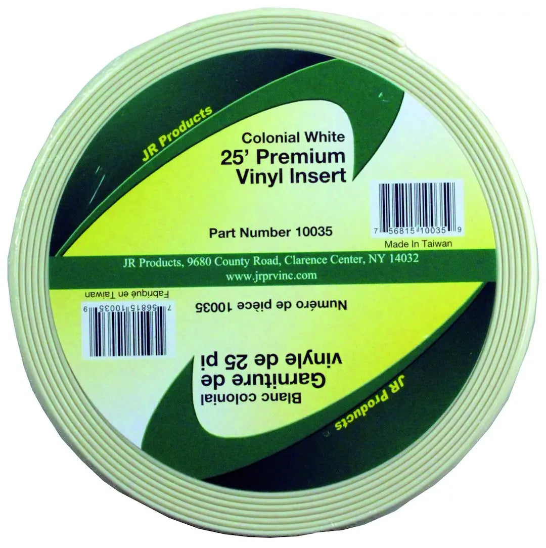 JR Products 10035 25' Vinyl Insert CW for Enhanced Vehicle Interior Finish