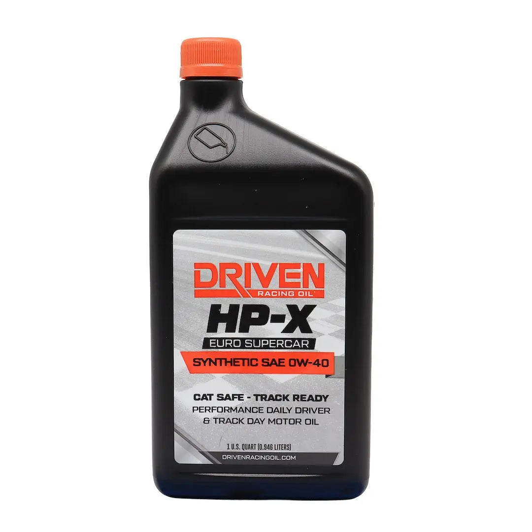 Driven Race HP-X Euro 0W40 Motor Oil - High Performance Synthetic Lubricant