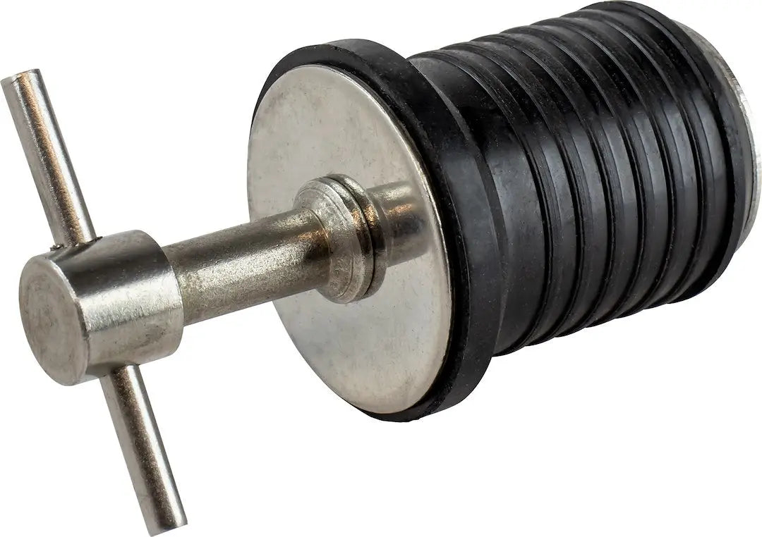 Sea Dog SS Tee Handle Drain Plug 1 Inch - Durable Marine Hardware Part 5200851