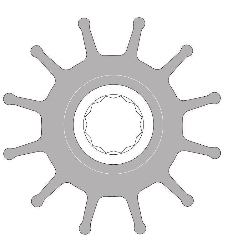 Johnson Pump IMPELLER KIT F9 Neoprene - Reliable Replacement Part