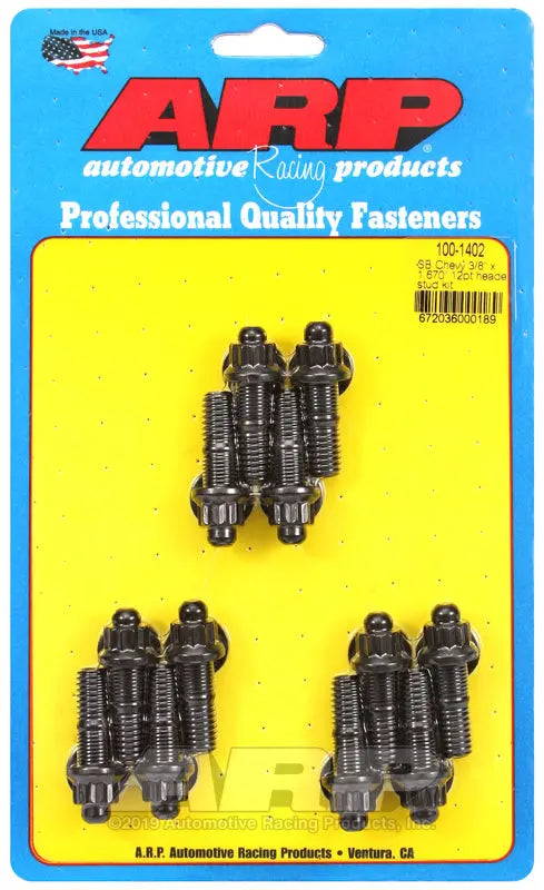 ARP Header Stud Kit - Part Number 1001402 for Engine Assembly
