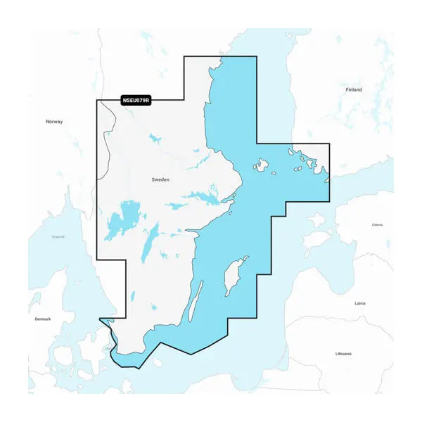 Garmin Carto Sweden Southeast Map Card (Part #010C124720) for Garmin Navigation Devices