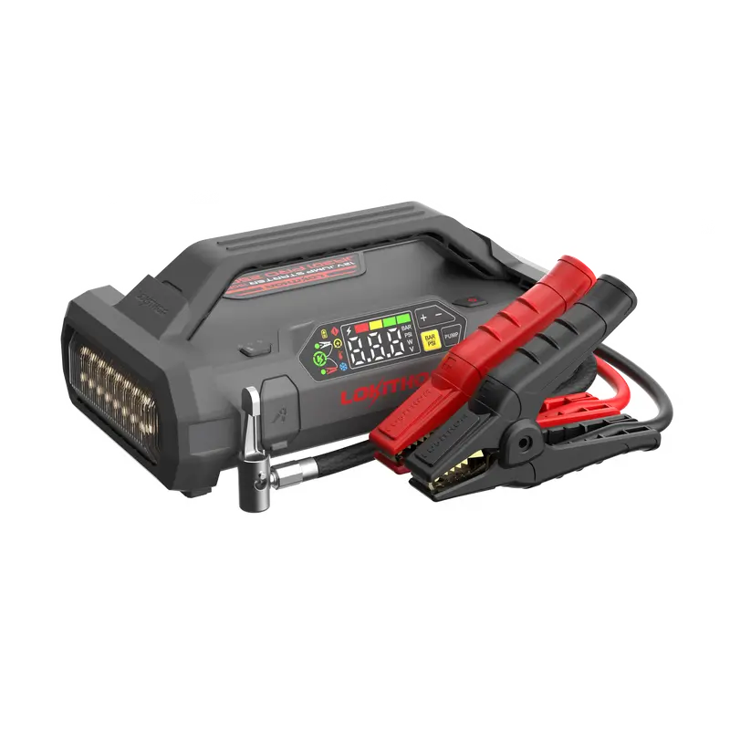 LOKITHOR 2500A Jump Starter & 150 PSI Air Compressor – Reliable Portable Power and Inflation Solution